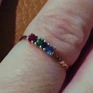 💙🌹Gold-plated Mother's ring. yellow